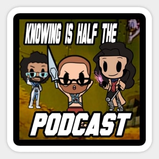 Knowing is Half the Podcast Season 3 Logo Sticker